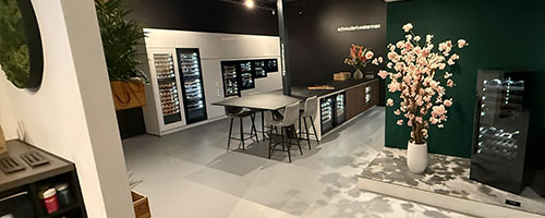 Wijnkoelkast showroom