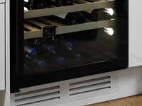 Ventilatierooster (Wit) voor op eigen keukenplint