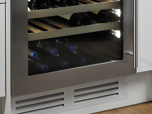 Ventilatierooster (Wit) voor op eigen keukenplint
