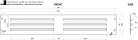 Plint keuken drawing SWACC-PL59-KI