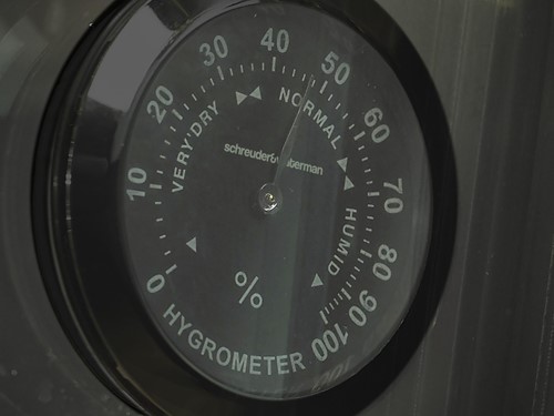 Hygrometer (zwart)