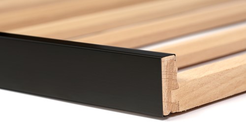 Brushed Black accentlijst voor SHELF60 lades (Chateaudun)