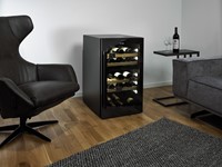Wijnklimaatkast Quintin (Duo) met Brilliant Black deur || SW40