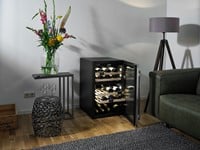 Wijnklimaatkast Quintin (Duo) met openstaande deur || SW40