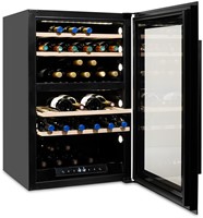 Wijnklimaatkast Ventadour Duo met geopende deur || SW48BT Open